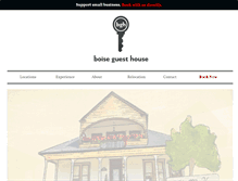 Tablet Screenshot of boiseguesthouse.com